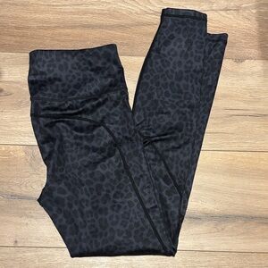 Black Leopard Print Leggings